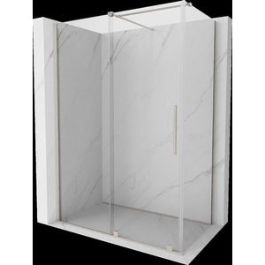 MEXEN/S Velar sprchový kout, posuvné dveře 150 x 75, transparent, nikl kartáčovaná 871-150-075-01-97 obraz