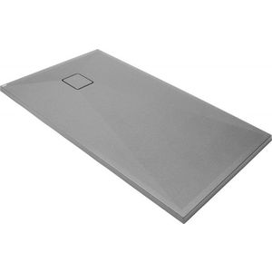DEANTE Correo metalicky šedá granitová sprchová vanička, obdélník 140x70 KQR_S77B obraz