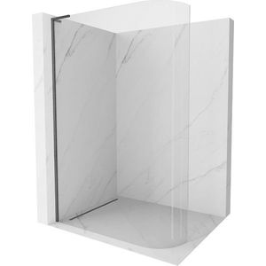 MEXEN/S KiotoL Sprchová zástěna WALK-IN Walk-in 80 x 200, transparent, grafit kartáčovaná 800-080-103-66-06 obraz