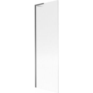 MEXEN/S Next L vanová zástěna FIX 60 x 150, proužky, grafit metal 895-060-000-03-09-95 obraz