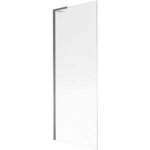 MEXEN/S Next L vanová zástěna FIX 70 x 150, proužky, grafit metal 895-070-000-03-09-95 obraz