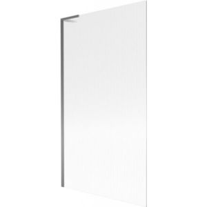 MEXEN/S Next L vanová zástěna FIX 100 x 150, proužky, grafit metal 895-100-000-03-09-95 obraz