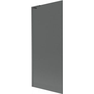MEXEN/S Next L vanová zástěna FIX 80 x 150, grafit, grafit kartáčovaná 895-080-000-03-40-66 obraz