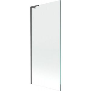 MEXEN/S Next L vanová zástěna FIX 80 x 150, transparent, grafit kartáčovaná 895-080-000-03-00-66 obraz