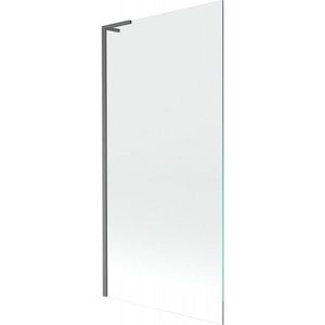 MEXEN/S Next L vanová zástěna FIX 90 x 150, transparent, grafit kartáčovaná 895-090-000-03-00-66 obraz