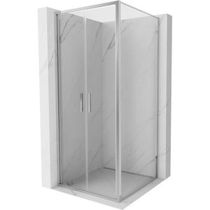 MEXEN/S Exo sprhcový kout dveře křídlové 70 x 70, transparent, chrom 814-070-070-01-00 obraz