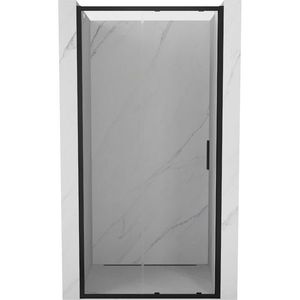 MEXEN Exo posuvné sprchové dveře 95, transparent, černá 8151-095-000-70-00 obraz