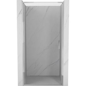 MEXEN Exo sprchové dveře křídlové 80, transparent, chrom 817-080-000-01-00 obraz