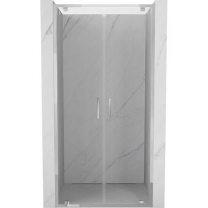 MEXEN Exo sprchové dveře křídlové 70, transparent, chrom 8182-070-000-01-00 obraz
