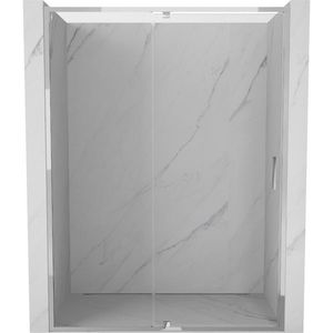 MEXEN Exo sprchové dveře křídlové 155, transparent, chrom 819-155-000-01-00 obraz