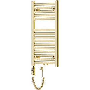 MEXEN/S Hades radiátor + topná tyč 800 x 400 mm, 300 W, zlatá W104-0800-400-2300-50 obraz