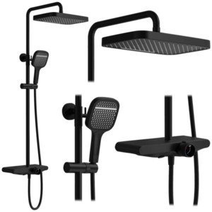 REA Sprchový set Bari Black REA-P0891 obraz
