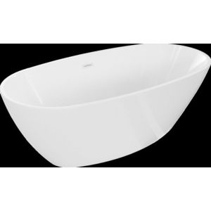 MEXEN/S Eris volně stojící vana 180 x 95, bílá, sifon a přepad bílá 53441809500-20 obraz