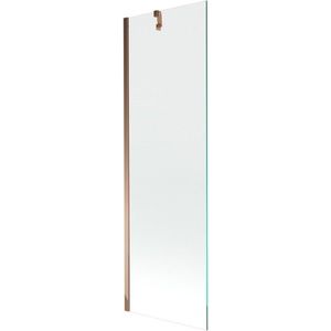 MEXEN/S Next vanová zástěna FIX 60x150, transparent, růžové zlato 895-060-000-00-00-60 obraz