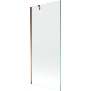 MEXEN/S Next vanová zástěna FIX 80x150, transparent, růžové zlato 895-080-000-00-00-60 obraz