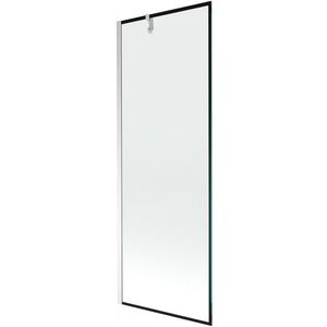 MEXEN/S Next vanová zástěna FIX 70 x 150, černá dekor, chrom 895-070-000-00-70-01 obraz