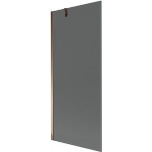 MEXEN/S Next vanová zástěna FIX 80 x 150, grafit, růžové zlato 895-080-000-00-40-60 obraz