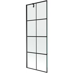 MEXEN/S Next vanová zástěna FIX 70x150, černý dekor, černá 895-070-000-00-77-70 obraz