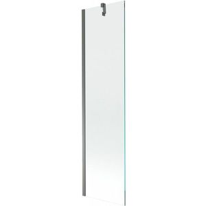 MEXEN/S Next vanová zástěna FIX 50 x 150, transparent, grafit metal 895-050-000-00-00-95 obraz