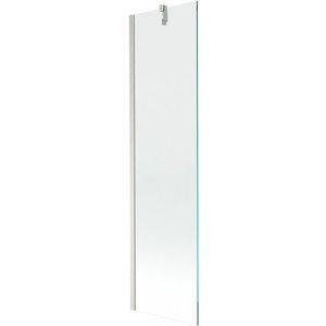 MEXEN/S Next vanová zástěna FIX 50 x 150, transparent, nikl kartáčovaná 895-050-000-00-00-97 obraz