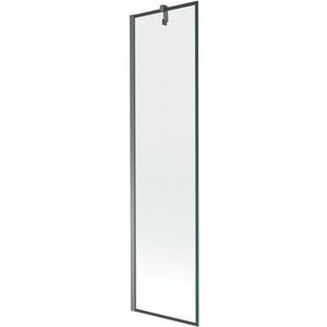 MEXEN/S Next vanová zástěna FIX 50 x 150, černá vzor, grafit metal 895-050-000-00-70-95 obraz