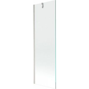 MEXEN/S Next vanová zástěna FIX 60 x 150, transparent, nikl kartáčovaná 895-060-000-00-00-97 obraz