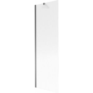 MEXEN/S Next vanová zástěna FIX 60 x 150, proužky, grafit metal 895-060-000-00-09-95 obraz