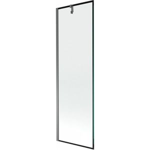 MEXEN/S Next vanová zástěna FIX 60 x 150, černá vzor, grafit metal 895-060-000-00-70-95 obraz