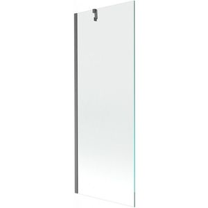 MEXEN/S Next vanová zástěna FIX 70 x 150, transparent, grafit kartáčovaná 895-070-000-00-00-66 obraz