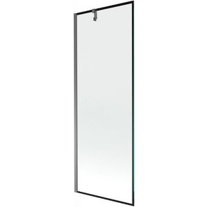 MEXEN/S Next vanová zástěna FIX 70 x 150, černá vzor, grafit metal 895-070-000-00-70-95 obraz