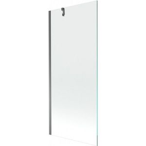 MEXEN/S Next vanová zástěna FIX 80 x 150, transparent, grafit metal 895-080-000-00-00-95 obraz