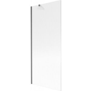 MEXEN/S Next vanová zástěna FIX 80 x 150, proužky, grafit kartáčovaná 895-080-000-00-09-66 obraz