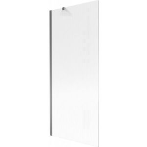 MEXEN/S Next vanová zástěna FIX 80 x 150, proužky, grafit metal 895-080-000-00-09-95 obraz