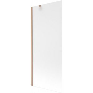 MEXEN/S Next vanová zástěna FIX 80 x 150, dekor, měď kartáčovaná 895-080-000-00-30-65 obraz