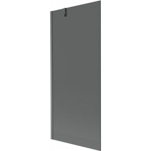 MEXEN/S Next vanová zástěna FIX 80 x 150, grafit, grafit kartáčovaná 895-080-000-00-40-66 obraz