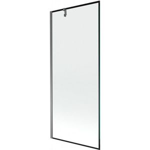 MEXEN/S Next vanová zástěna FIX 80 x 150, černá vzor, grafit metal 895-080-000-00-70-95 obraz