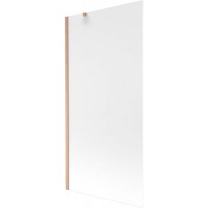 MEXEN/S Next vanová zástěna FIX 90 x 150, dekor, měď kartáčovaná 895-090-000-00-30-65 obraz