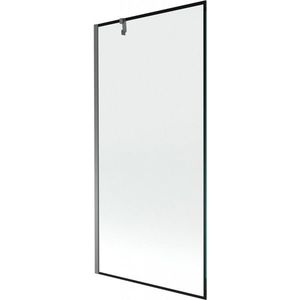 MEXEN/S Next vanová zástěna FIX 90 x 150, černá vzor, grafit metal 895-090-000-00-70-95 obraz