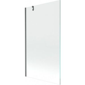 MEXEN/S Next vanová zástěna FIX 100 x 150, transparent, grafit kartáčovaná 895-100-000-00-00-66 obraz