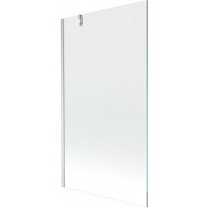 MEXEN/S Next vanová zástěna FIX 100 x 150, transparent, nikl kartáčovaná 895-100-000-00-00-97 obraz