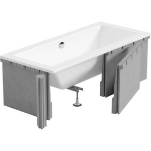 MEXEN X-ST polystyrenový plášť na obdélníkovou vanu 120-150 x 70-90, bílá 55020-00 obraz