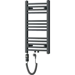 MEXEN/S Ares radiátor + topná tyč 700 x 400 mm, 300 W, antracit W102-0700-400-2300-66 obraz