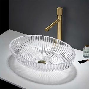REA Umyvadlo na desku Nicole Transparent REA-U4701 obraz