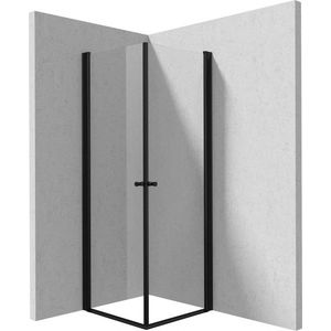 DEANTE Sprchový kout Kerria Plus černá, čtvercová, 80x80 cm KKNNW08W08 obraz