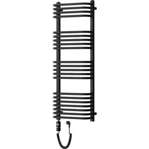 MEXEN/S Apollo radiátor + topná tyč 1210 x 450 mm, 600 W, černá W117-1210-450-2600-70 obraz