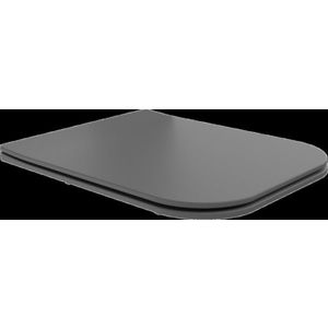 MEXEN Madox WC sedátko Soft Close slim, duroplast, szara ciemna mat 39154061 obraz