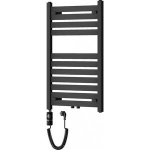 MEXEN/S Uran radiátor + topná tyč 800 x 500 mm, 600 W, černá W105-0800-500-2600-70 obraz
