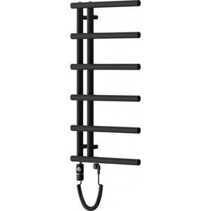 MEXEN/S Jukon radiátor + topná tyč 988 x 500 mm, 600 W, černá W116-0988-500-2600-70 obraz
