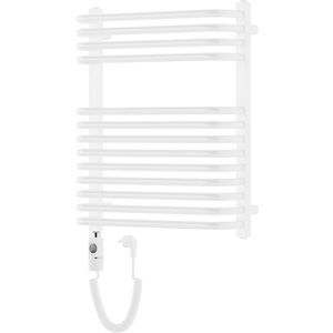 MEXEN/S Apollo radiátor + topná tyč 660 x 550 mm, 600 W, bílá W117-0660-550-2600-20 obraz