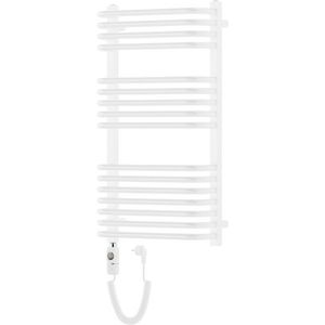 MEXEN/S Apollo radiátor + topná tyč 860 x 450 mm, 600 W, bílá W117-0860-450-2600-20 obraz